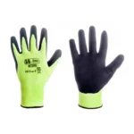 Lateks-mikrovahuga kaetud elastsed nailonkindad – 0646MF